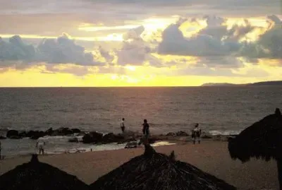 Ocaso en Puerto Vallarta, Jalisco.