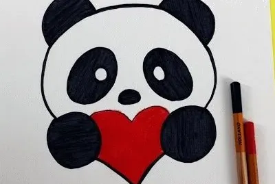 UN DIBUJO DE UNPANDA