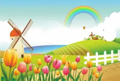 å½©è™¹èƒŒæ™¯ jigsaw puzzle