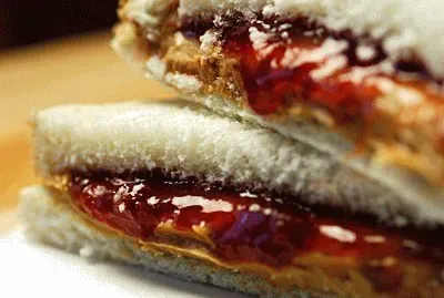 peanut butter and jelly sandwich