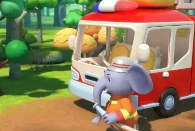 Elefante bombero