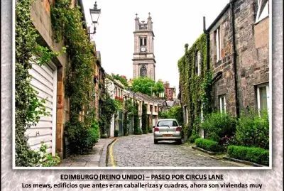 EDIMBURGO (REINO UNIDO) â€“ PASEO POR CIRCUS LANE