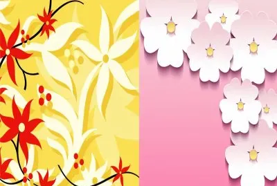 çŸ¢é‡é›™æ¼¾èŠ±ç´‹åº•