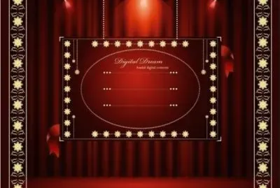 çŸ¢é‡èŠ±ç´‹æš—ç´…è‰²åº•åœ–