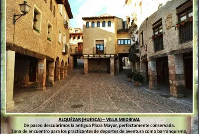 פאזל של ALQUÃ‰ZAR (HUESCA) â€“ VILLA MEDIEVAL