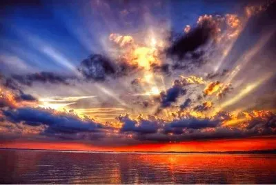 coucher de soleil