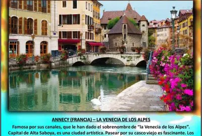 ANNECY (FRANCIA) â€“ LA VENECIA DE LOS ALPES