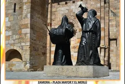 ZAMORA â€“ PLAZA MAYOR Y EL MERLÃš jigsaw puzzle