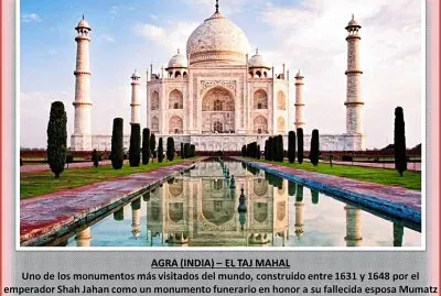 AGRA (INDIA) â€“ EL TAJ MAHAL