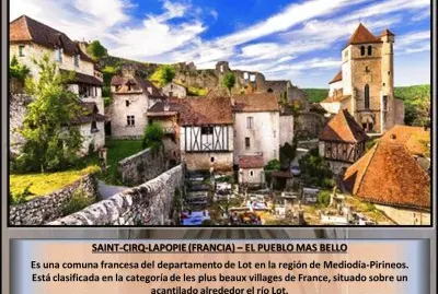 פאזל של SAINT-CIRQ-LAPOPIE (FRANCIA) â€“ EL PUEBLO MAS BELLO