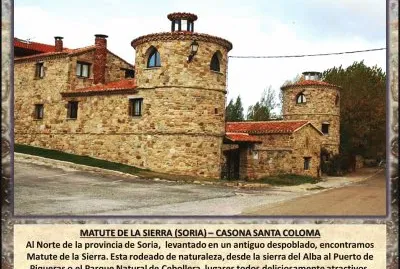 MATUTE DE LA SIERRA (SORIA) â€“ CASONA SANTA COLOMA