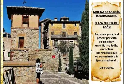MOLINA DE ARAGÃ“N (GUADALAJARA) - PLAZA PUERTA DEL BAÃ‘O