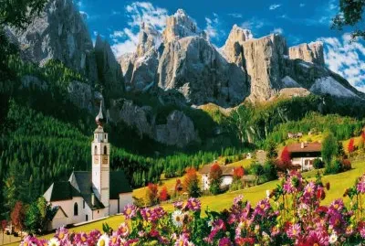 Alpes al fondo