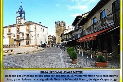 RIAZA (SEGOVIA) - PLAZA MAYOR