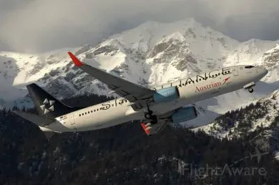 Austrian Airlines Boeing 737-800 Austria jigsaw puzzle