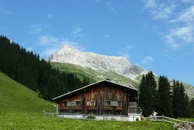 Choza de montaÃ±a.