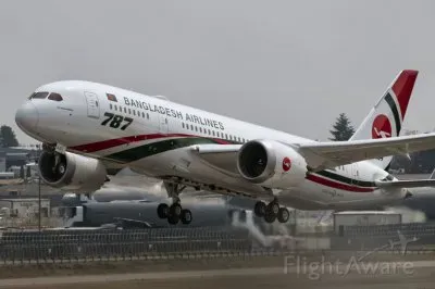 Biman Bangladesh Airlines Boeing 787-8 Banglades jigsaw puzzle