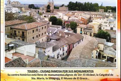 TOLEDO â€“ CIUDAD FAMOSA POR SUS MONUMENTOS