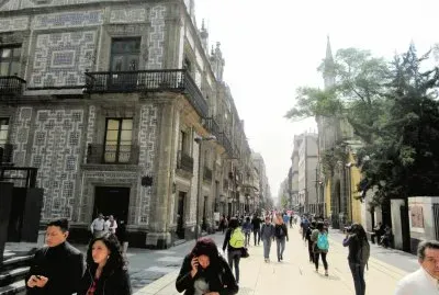 פאזל של Calle peatonal Madero, Ciudad de MÃ©xico.