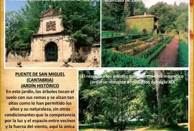 PUENTE DE SAN MIGUEL (CANTABRIA) - JARDÃN HISTÃ“RICO