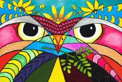 Colorful jigsaw puzzle