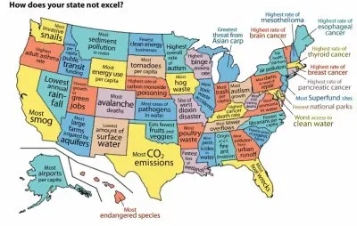 USA Map of Worst jigsaw puzzle