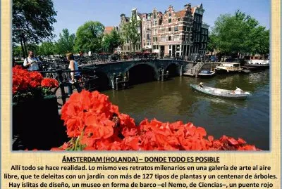 ÃMSTERDAM (HOLANDA) â€“ DONDE TODO ES POSIBLE