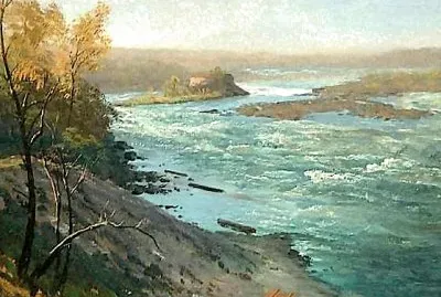 Bierstadt paysage de mer