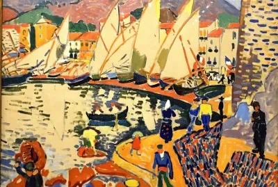 Derain Collioure bateaux au port