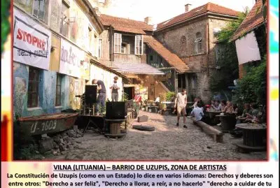 VILNA (LITUANIA) â€“ BARRIO DE UZUPIS, ZONA DE ARTISTAS