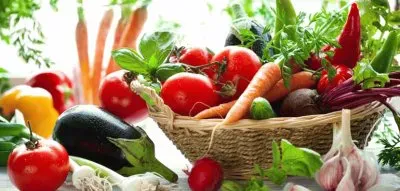 Vegetable jigsaw puzzle