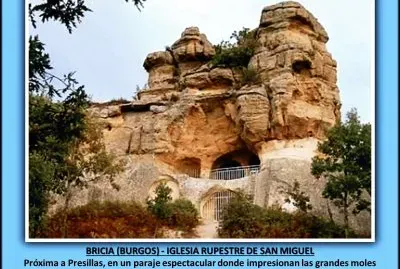 BRICIA (BURGOS) - IGLESIA RUPESTRE DE SAN MIGUEL