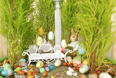 Miniature Easter Garden