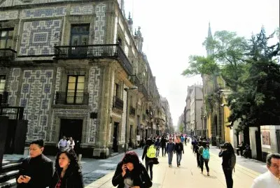 Calle peatonal Madero, Ciudad de MÃ©xico.