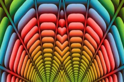 פאזל של å°ç¨±è‰²å½©