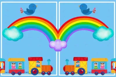 å°ç¨±å¡é€šé¢¨æ™¯åœ–