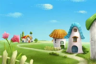 å¡é€šç°¡åœ–é¢¨æ™¯ jigsaw puzzle