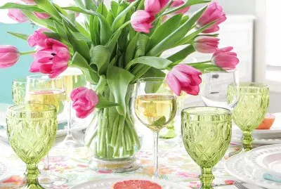 Charming Brunch Table Setting
