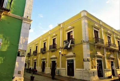 Calle cÃ©ntrica de Ciudad Campeche.