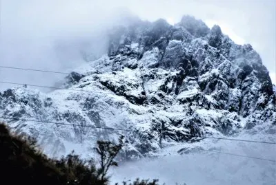 MontaÃ±a nevada en los Andes peruanos.