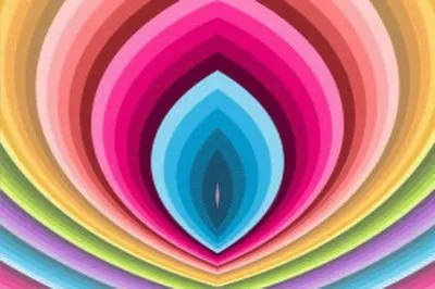 פאזל של ç°¡å–®å°ç¨±è‰²å½©