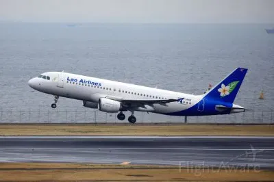 Lao Airlines Airbus A320 Laos