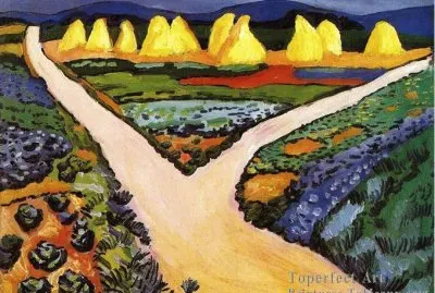 August Macke champ de lÃ©gumes