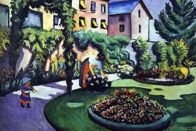 August Macke jardin Ã  Bonn