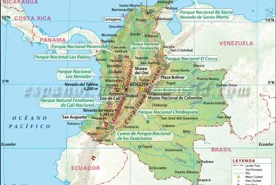Mapa Colombia