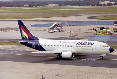 MalÃ©v Boeing 737-300 Hungria