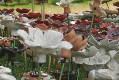 ceramic flowers jigsaw puzzle