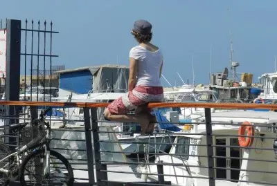 In the port