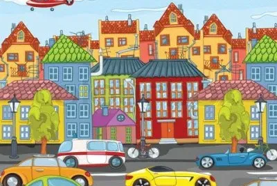 Cartoon jigsaw puzzle