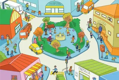 Cartoon jigsaw puzzle